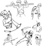 Anime warriors