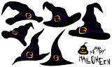 A set of witches hats
