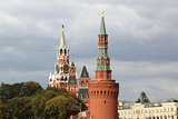 Kremlin towers in Moscow