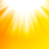 Vector abstract background with sun