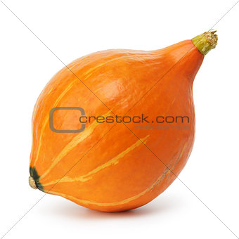 orange whole striped pumpkin
