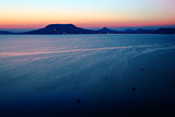 Sunset by Balaton lake 2