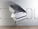 grand piano in the wall