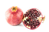 Ripe pomegranate fruit 