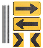 direction yellow Sign 