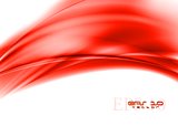 Abstract red wavy background