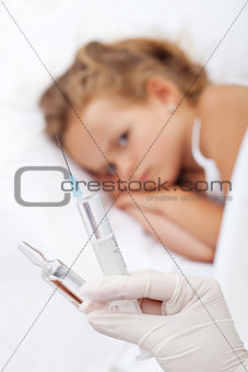 Child vaccine concept