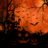 Grunge Halloween background