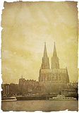 View on Cologne Cathedral and Bridge