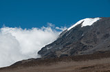 Kilimanjaro in clouds