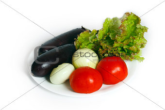 Still life of vegetables for cooking