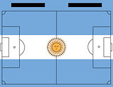 Argentina soccer field