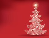 Christmas tree topic background 2