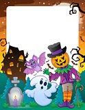 Halloween theme frame 6