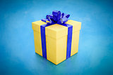 gift box blue