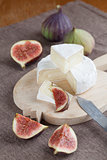 Camembert and figs