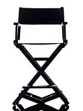 one director chair  silhouette