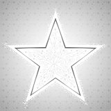 Abstract Christmas Star Snowflake