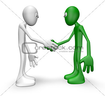 shake hands