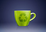 Green tea mug 