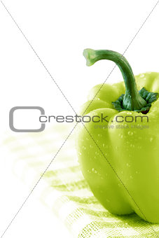 Green sweet pepper 