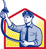 Gas Jockey Gasoline Attendant Fuel Pump Nozzle