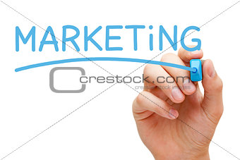 Marketing Blue Marker