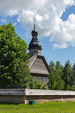 Old wooden church near Minsk, Belarus.