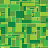 Green abstract geometric vector pattern