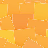 Vector background from orange stickers