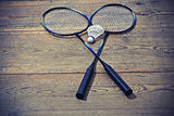 vintage badminton racquet