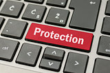 Protection key on keyboard
