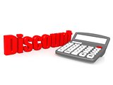 Discount with calculator