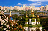 kiev, urban view from the mountain