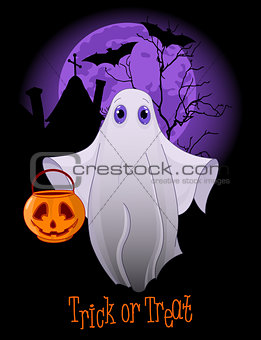    Trick or Treating Ghost