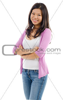 Portrait of Asian woman smiling