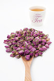 Rose flower tea