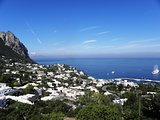 Landscape of the beautiful island Capri.