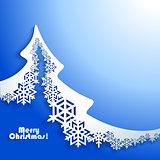 Abstract Christmas winter Background 