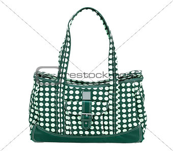Glamour woman bag isolated on white background