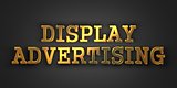 Display Advertising. Marketing Concept.