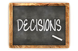 Blackboard "Decisions"