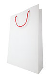 Shopping bag on white