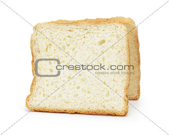 two slices of toast bread