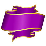 Big violet ribbon 