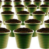 plastic garden pot 