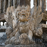 Balinese demon statue
