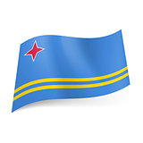 State flag of Aruba.