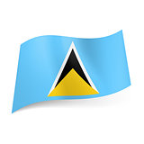 State flag of Saint Lucia.