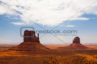 Famous Monument Valley in USA